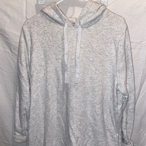 light grey sweatshirt
